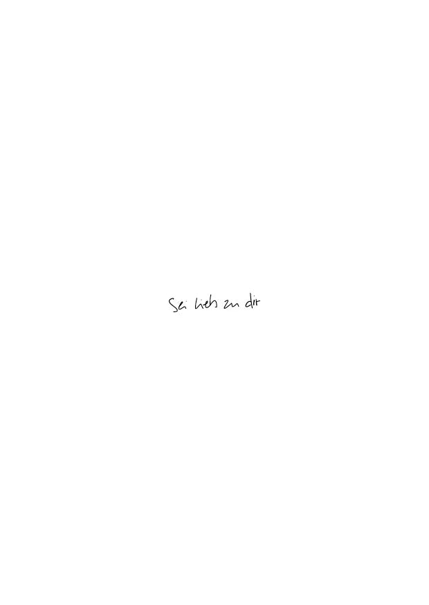 Postkarte "Sei lieb zu dir"