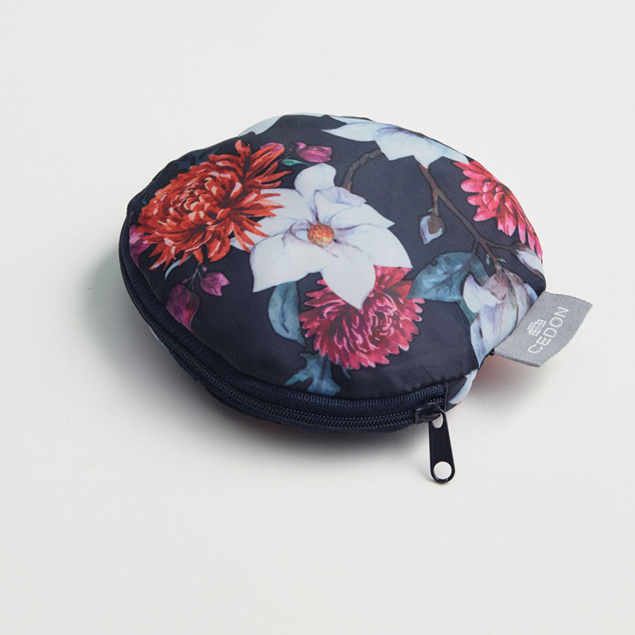 Shopper, XL rund "Chrysantheme"