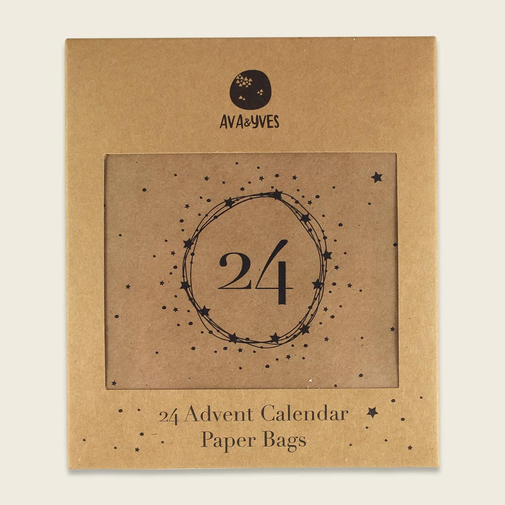 Geschenk- und Adventskalendertütchen 24er Set