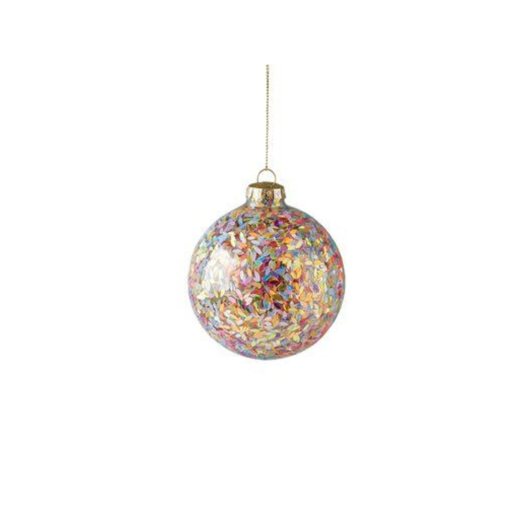 Kugeln mit Glitter