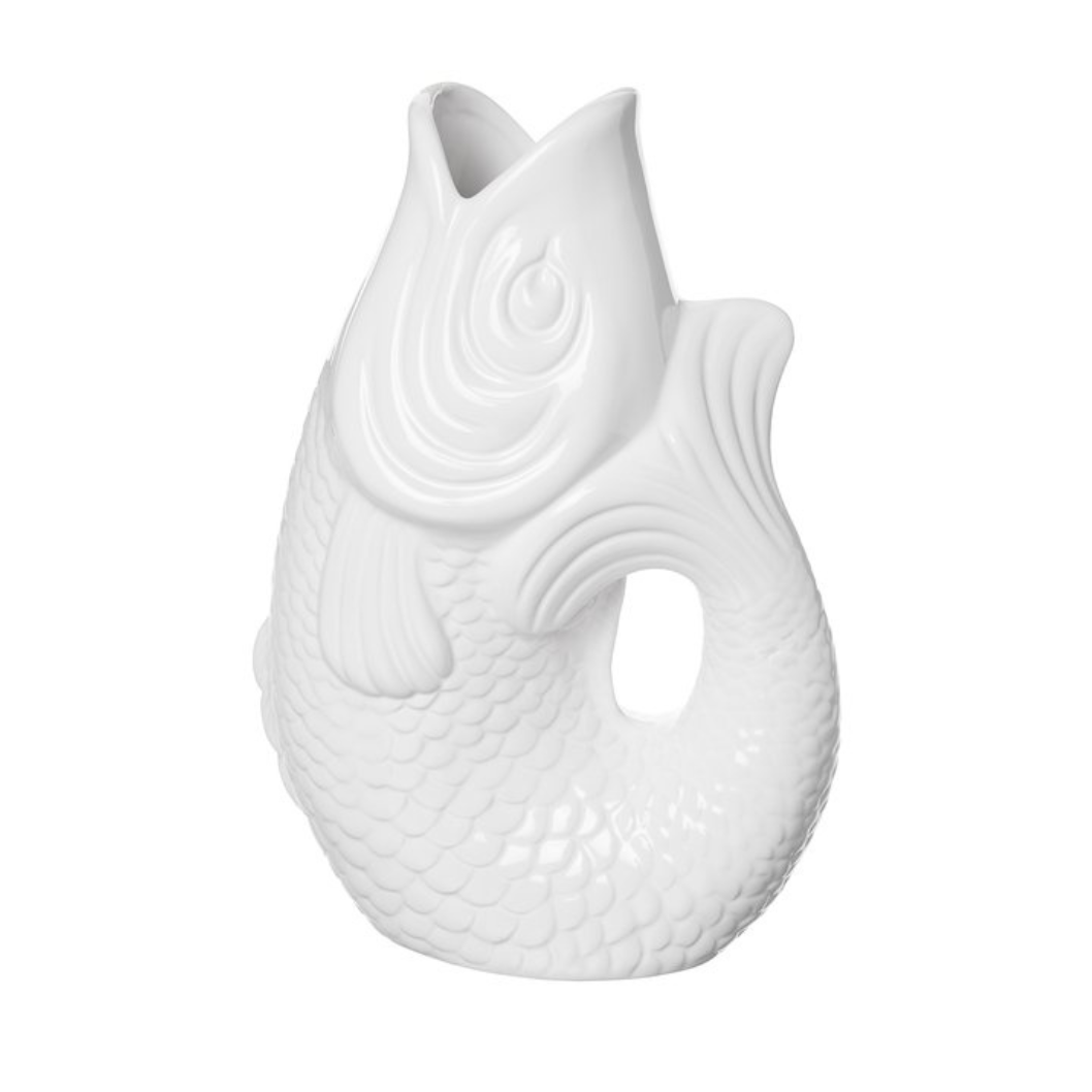 Vase in Fischform (1,2 l), versch. Farben
