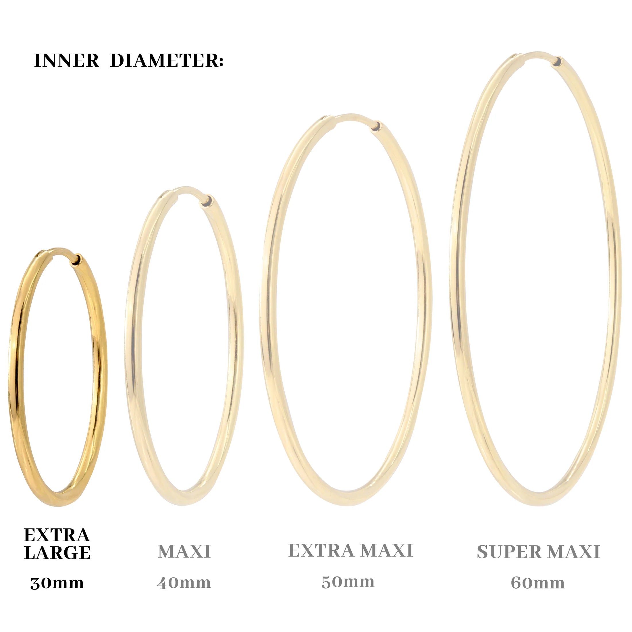 Luamaya Extra Large Hoops