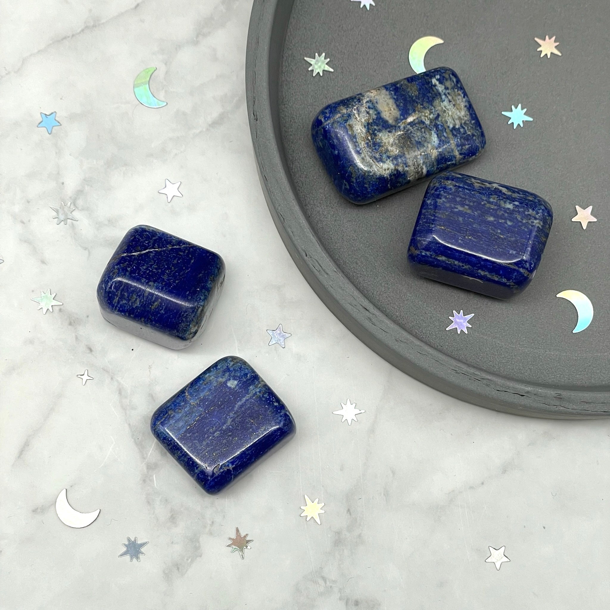 Lapislazuli Trommelstein