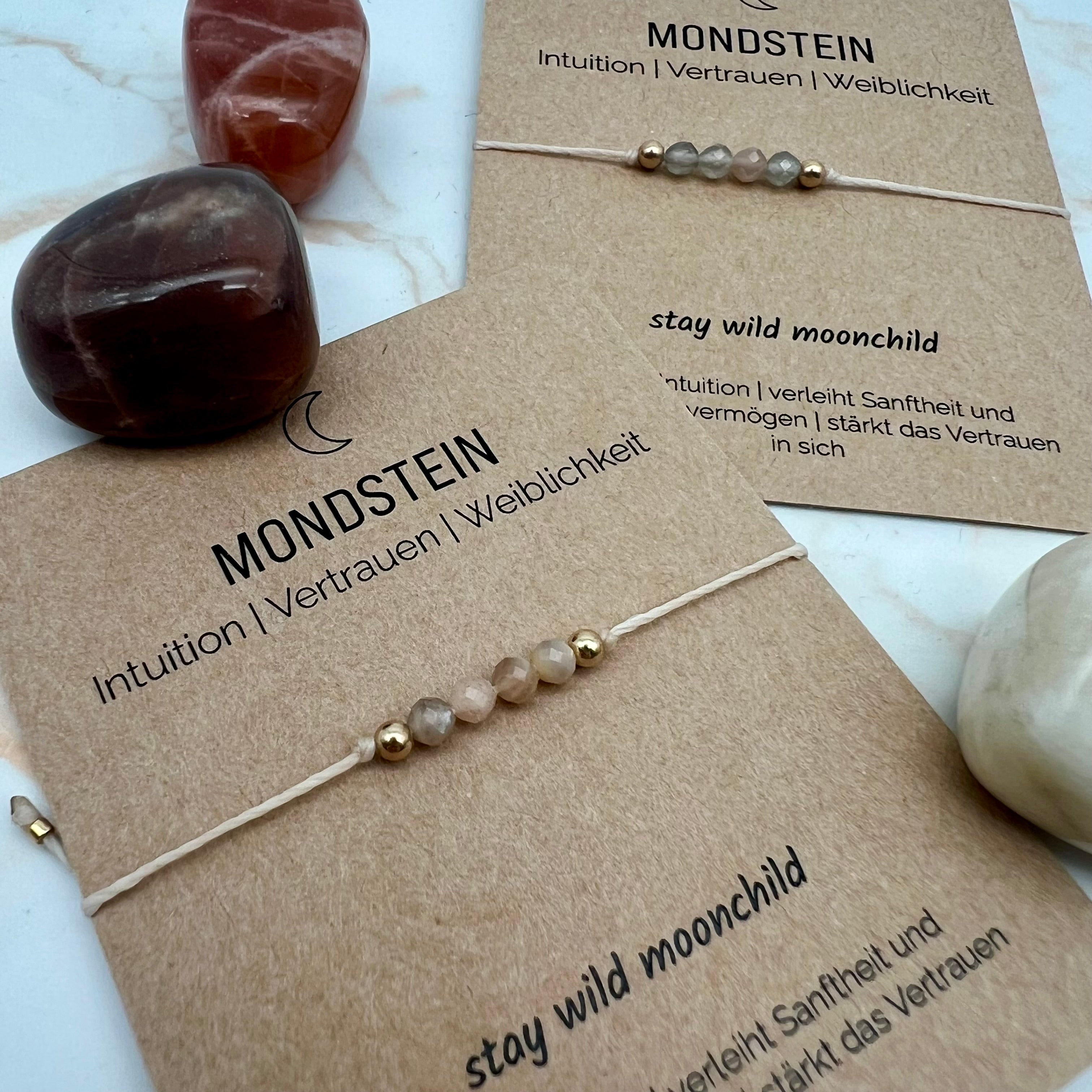 Mondstein Armband