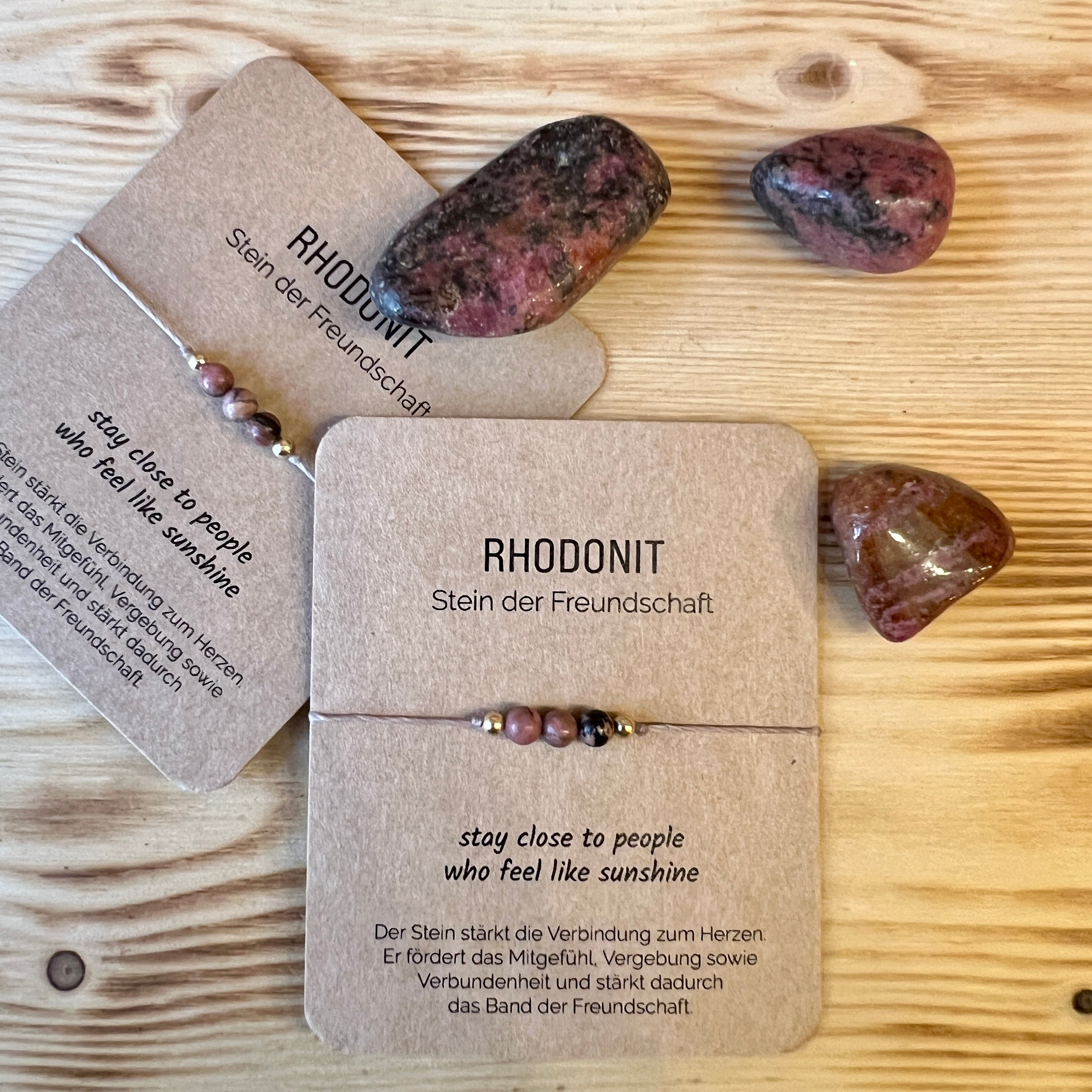 Rhodonit Freundschaftsarmband