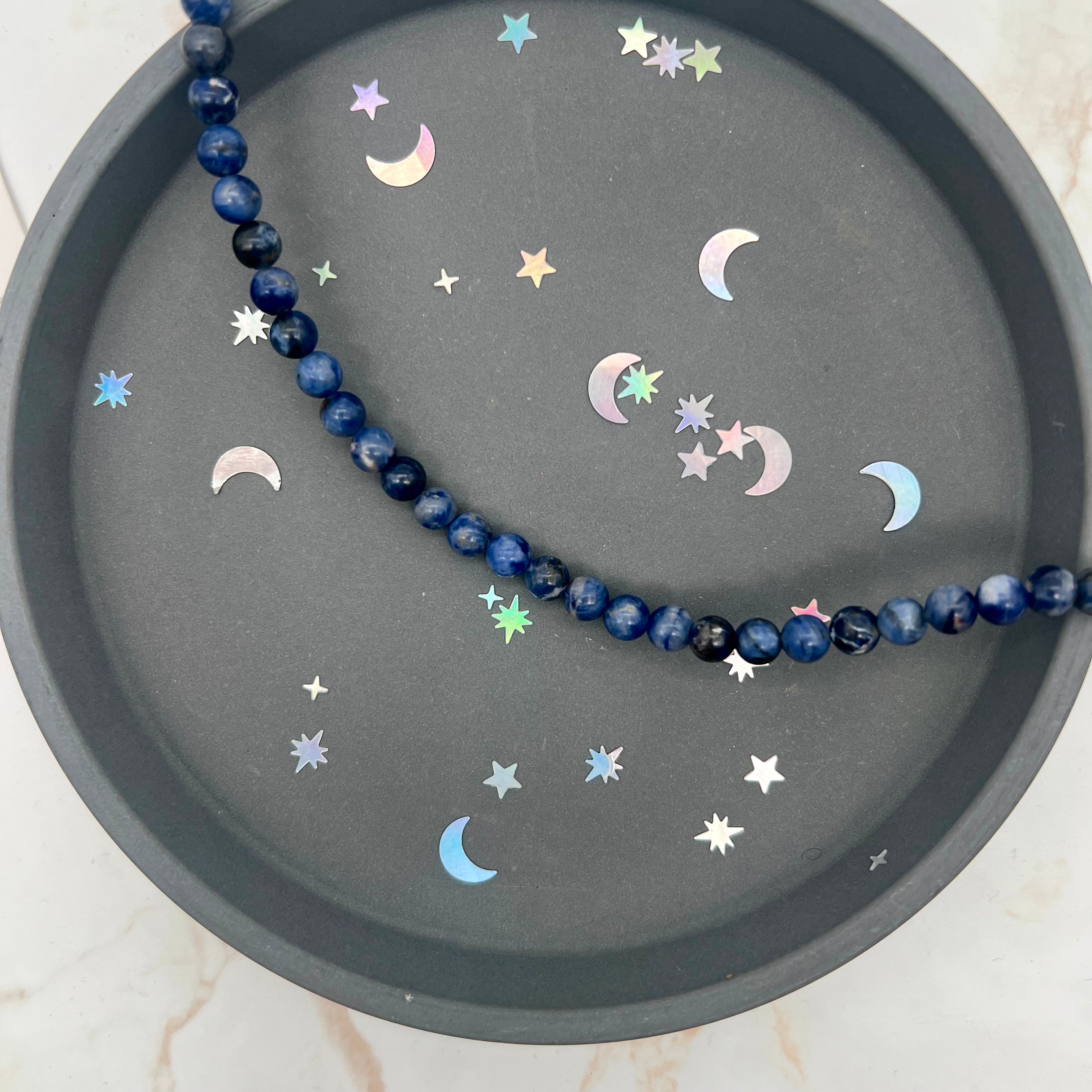 Sodalith Perlen 6 mm