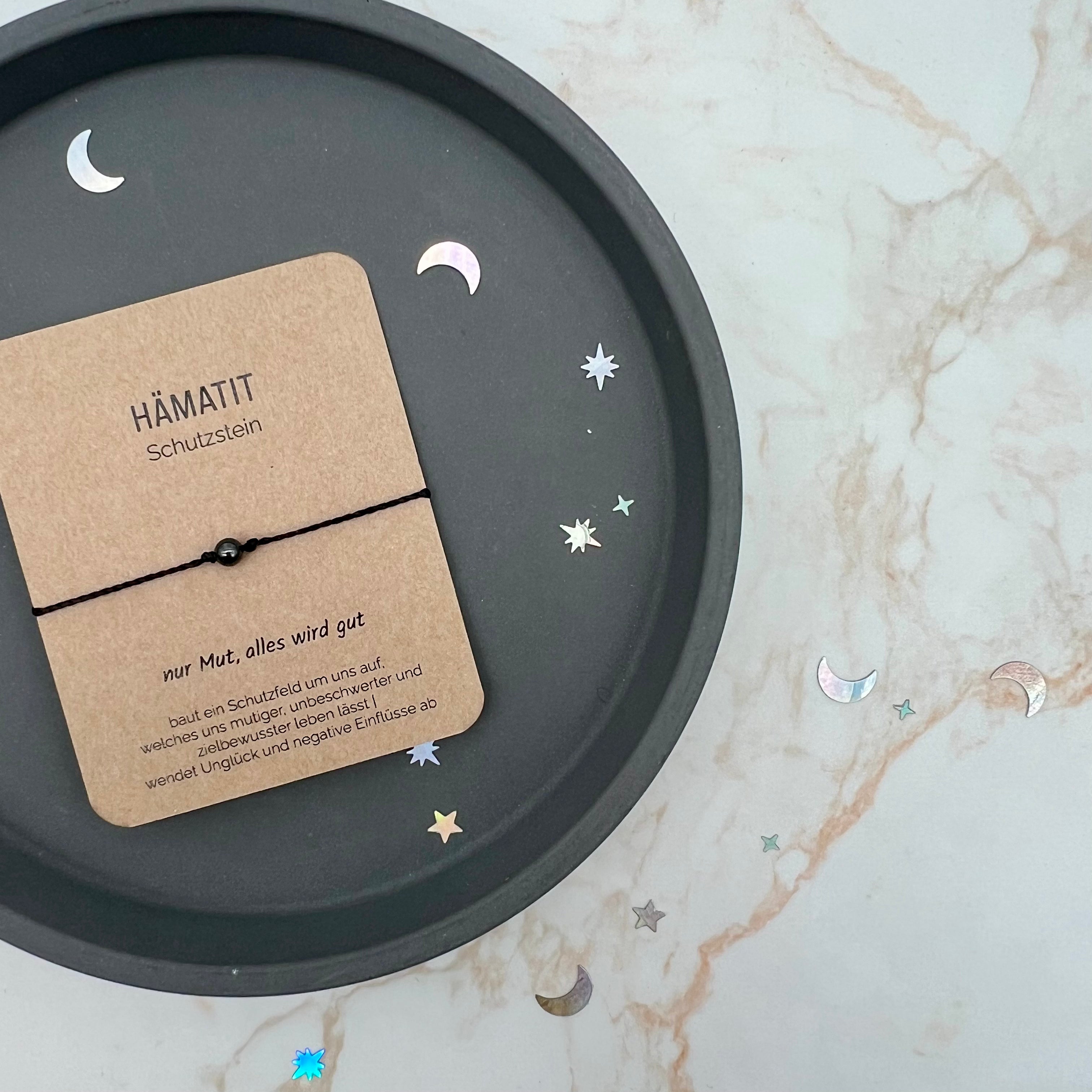 Edelsteinarmband Hämatit