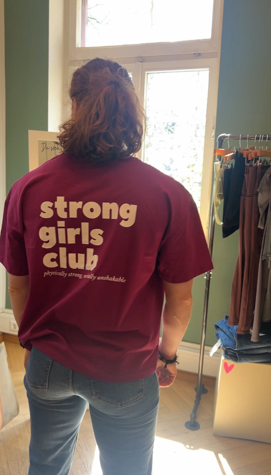 Shirt Strong Girls Club Cherry