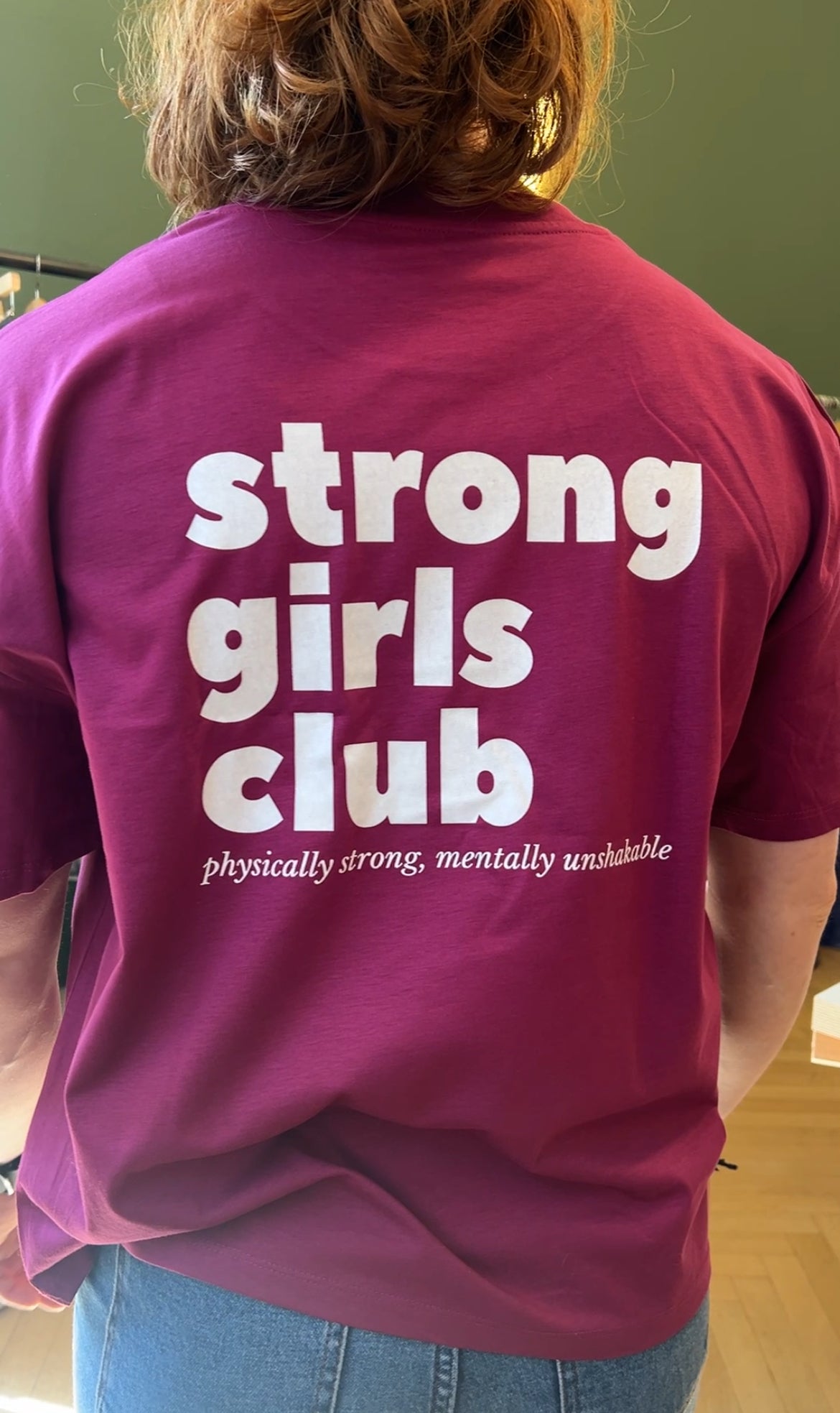 Shirt Strong Girls Club Cherry