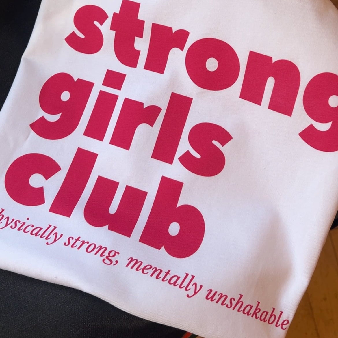 Shirt Strong Girls Club White