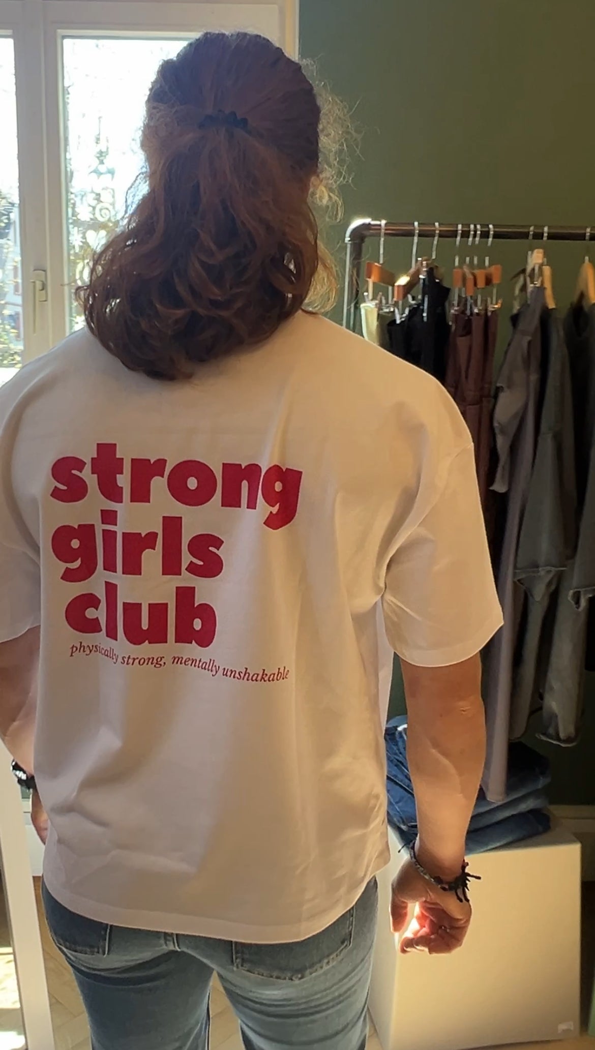 Shirt Strong Girls Club White