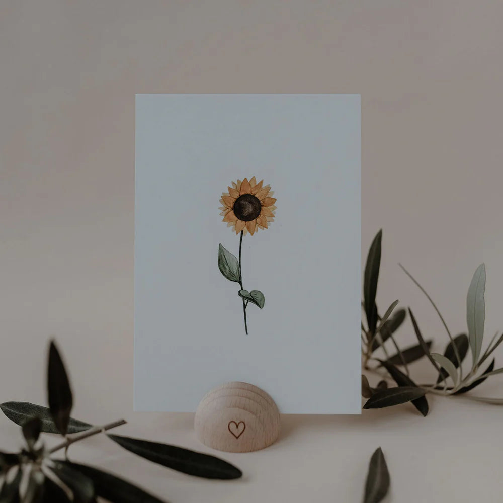 Kartenständer Herz, Eulenschnitt