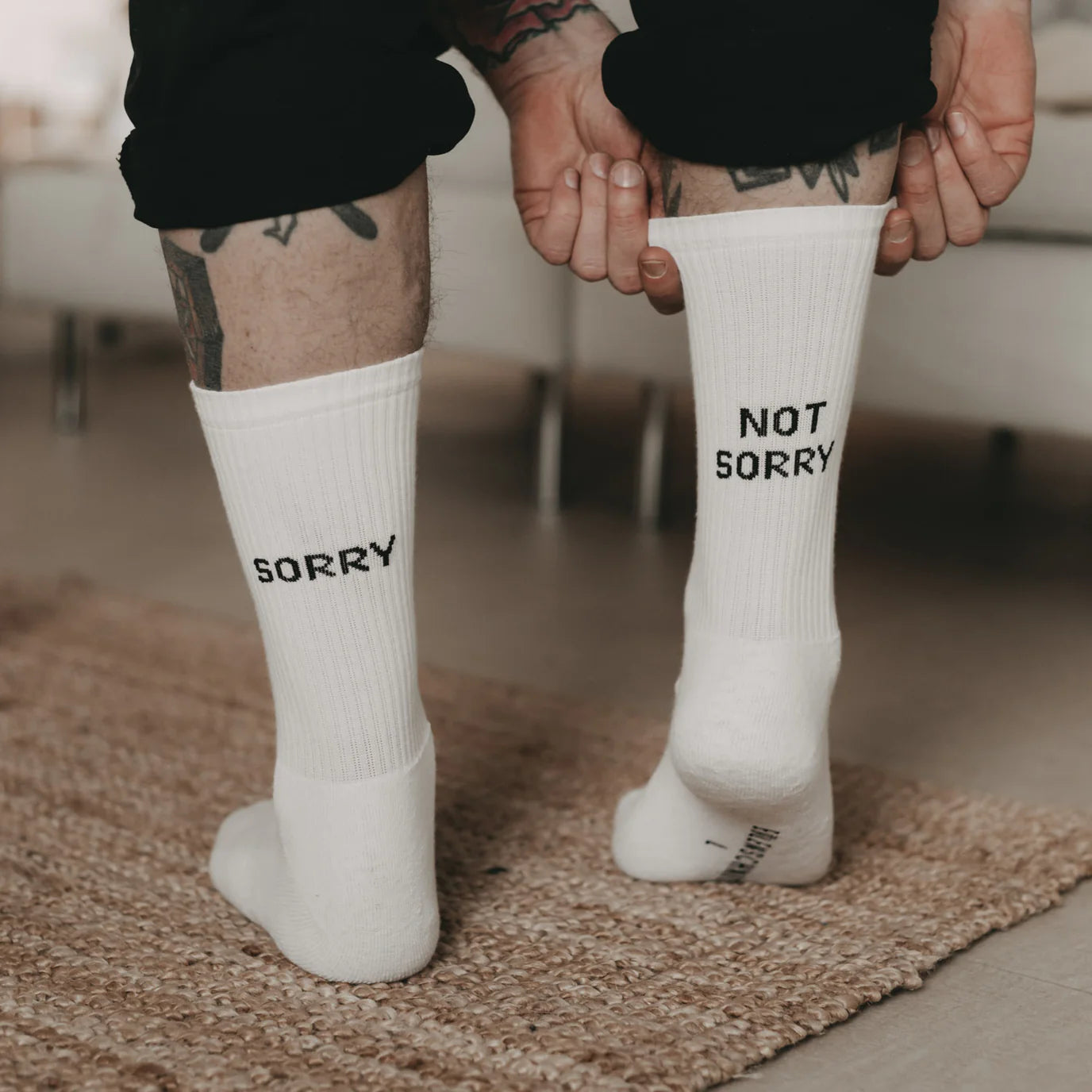 Socken "Sorry not Sorry"