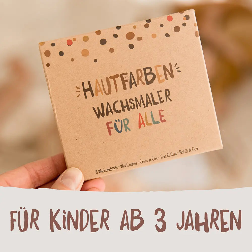 Hautfarben-Wachsmaler (8 Stück)