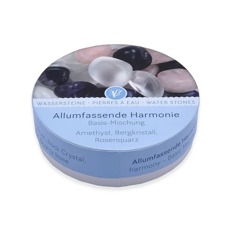 Wassersteine "Basismischung" Amethyst, Rosenquarz & Bergkristall