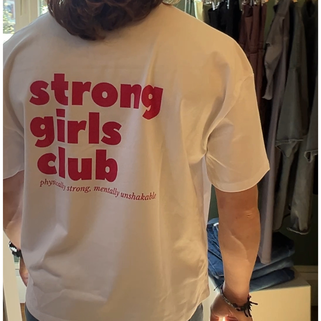 Shirt Strong Girls Club White