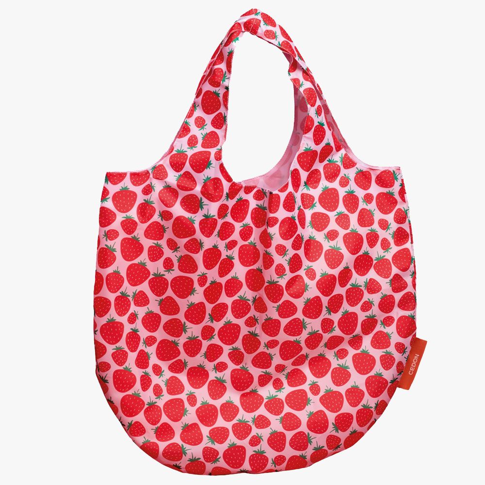 Faltbare Tasche Erdbeere