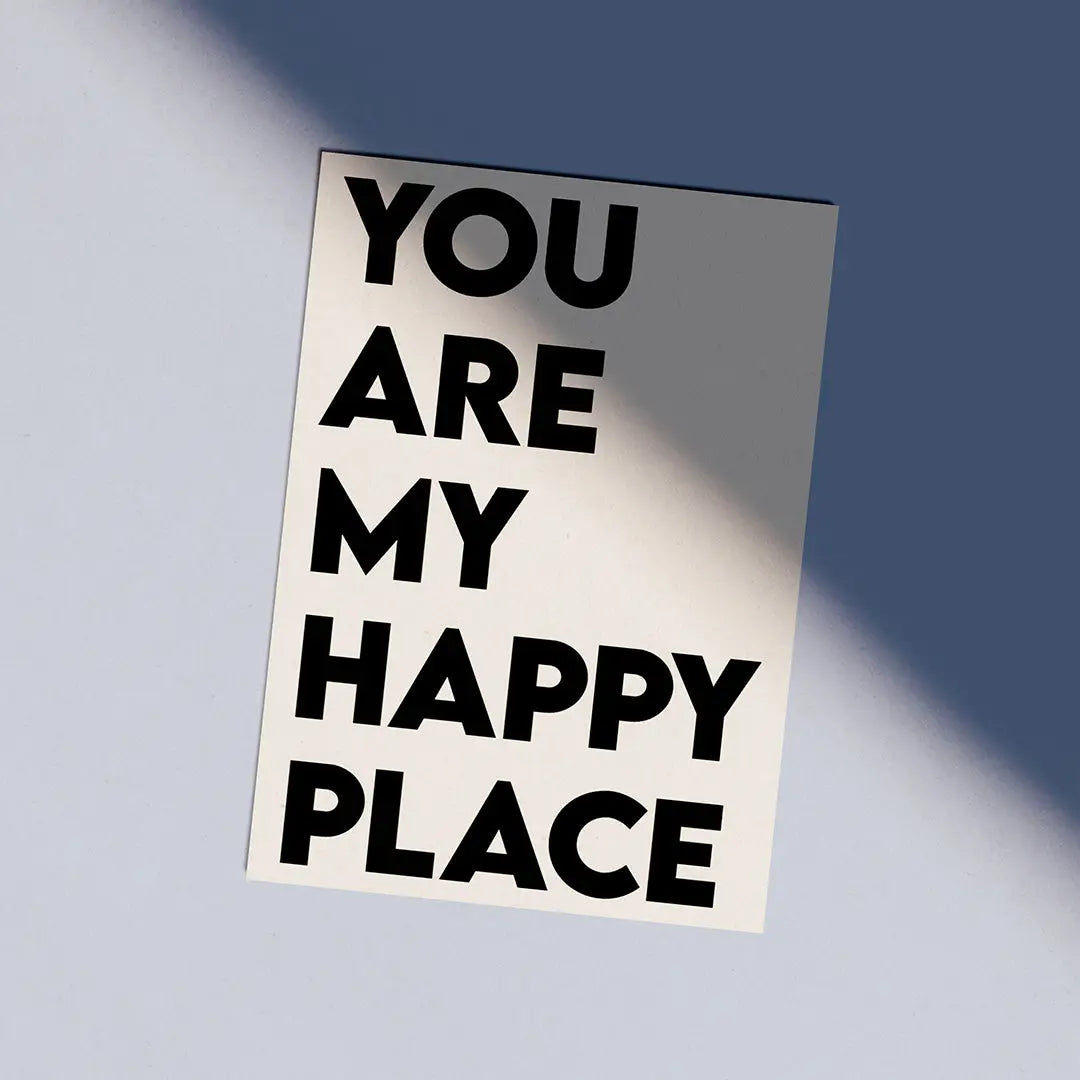 Postkarte "You are my happy place"