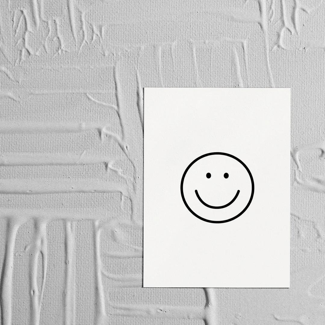 Postkarte Smile