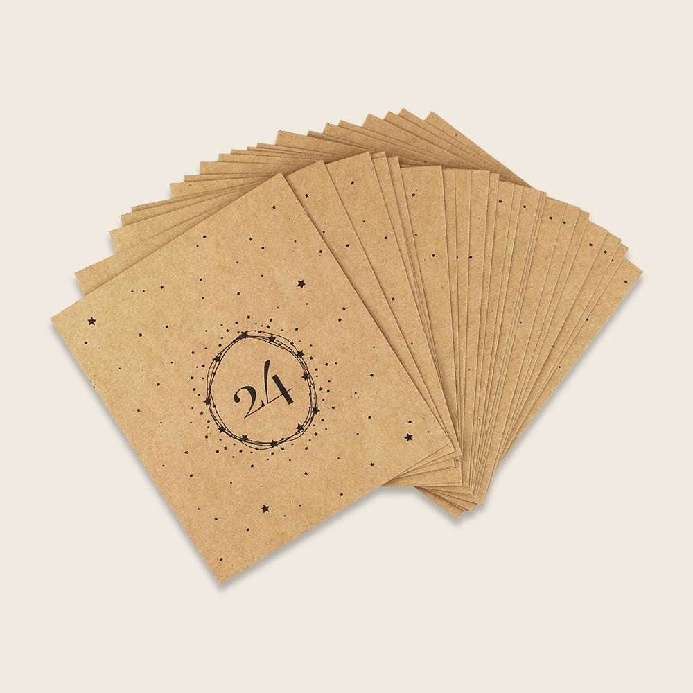 Geschenk- und Adventskalendertütchen 24er Set