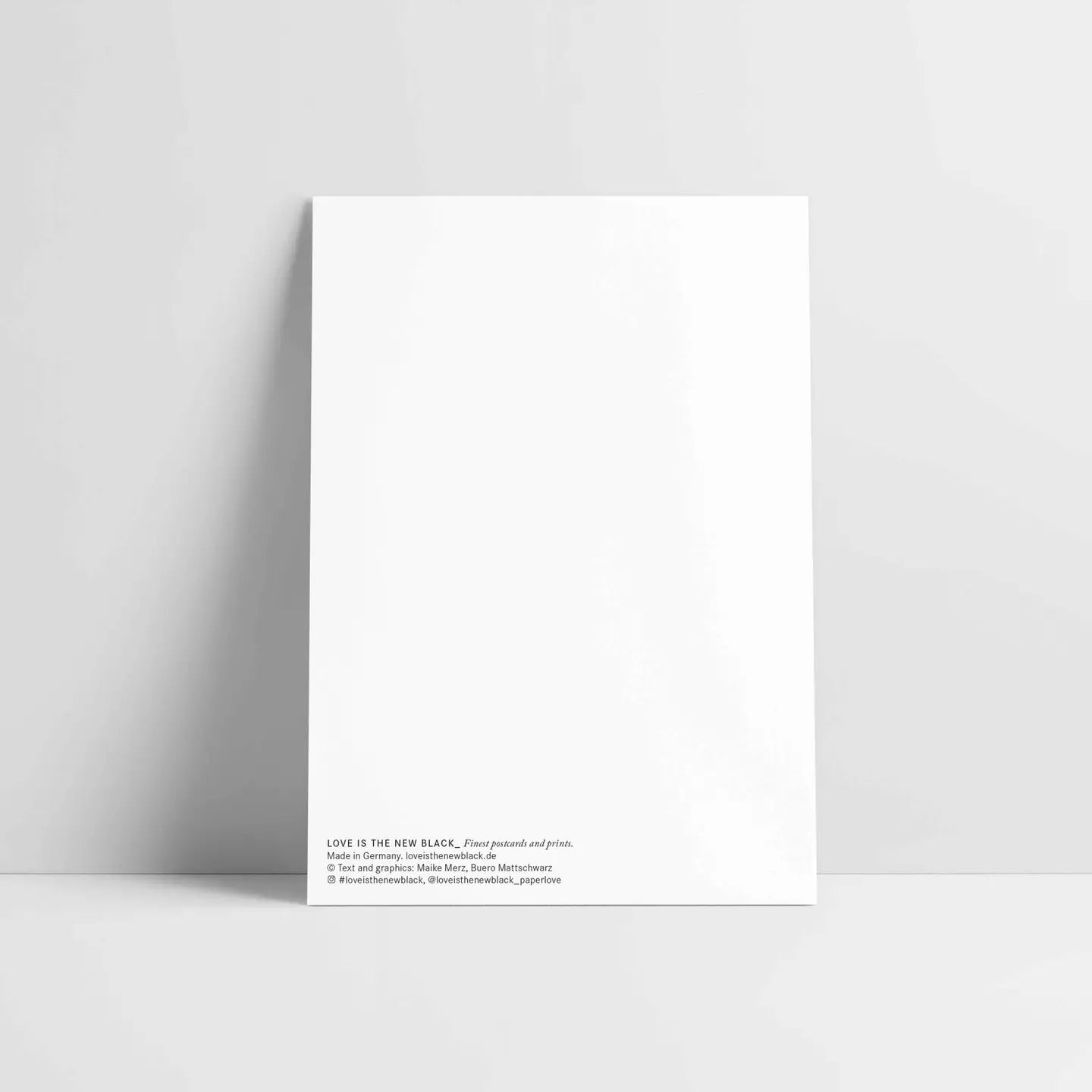 Postkarte "Verliebt euch..."