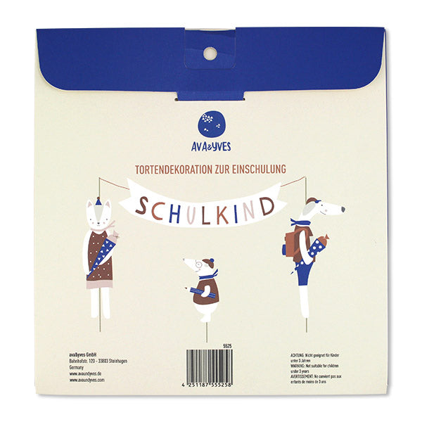 Cake Topper Schulkind
