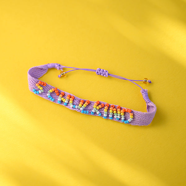 Gewebtes Armband Schulkind