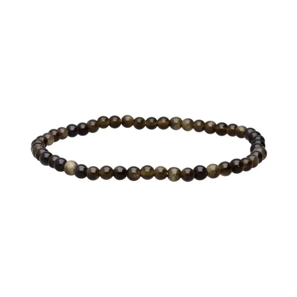 Edelsteinarmband Goldener Obsidian