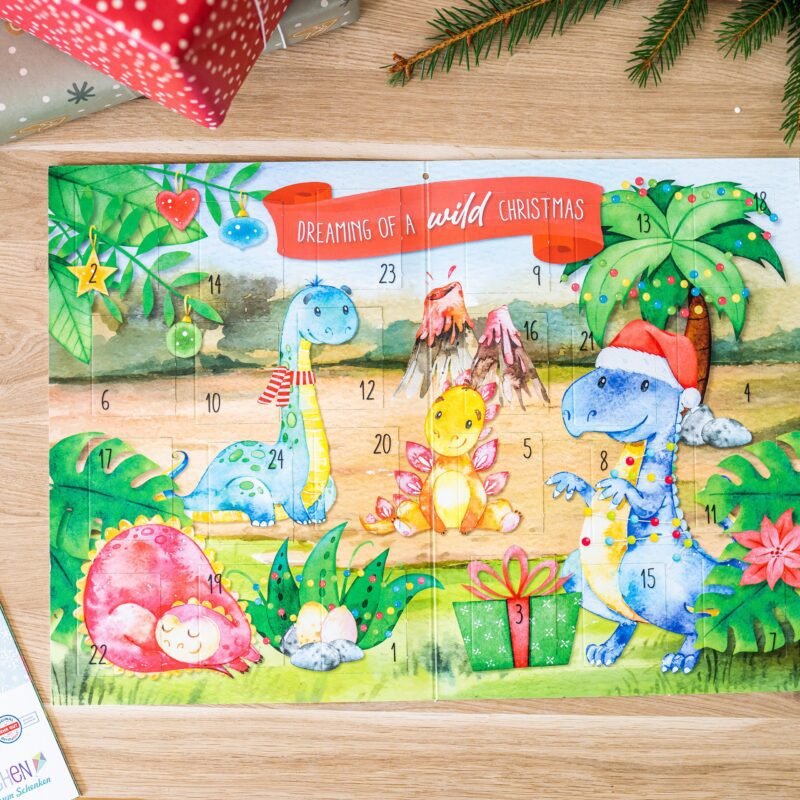 Adventskalender Tattoo Dino