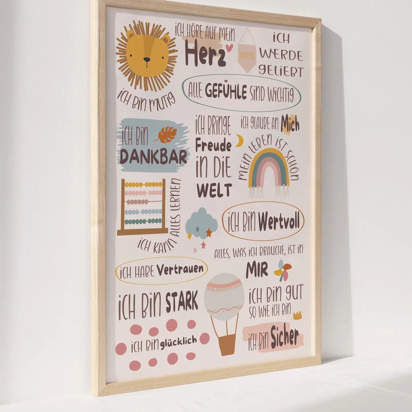 Poster Affirmationen "Harmonie"