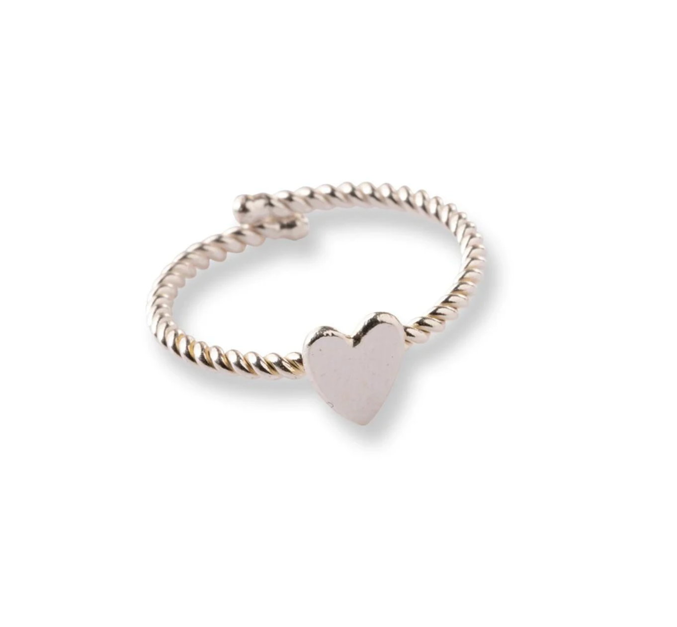 Ring Herz silber, verstellbar von a Beautiful Story