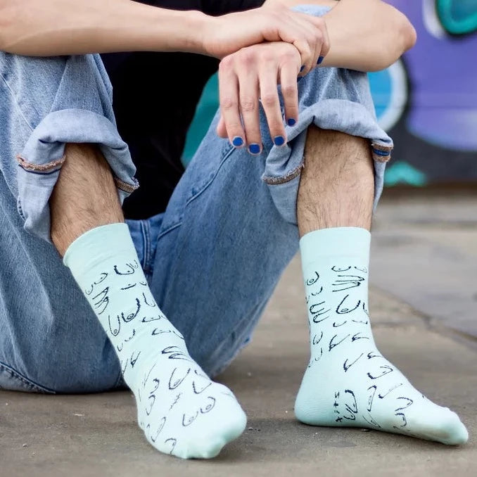 Brust Socken mint