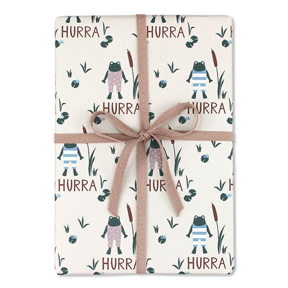 Geschenkpapier Frosch