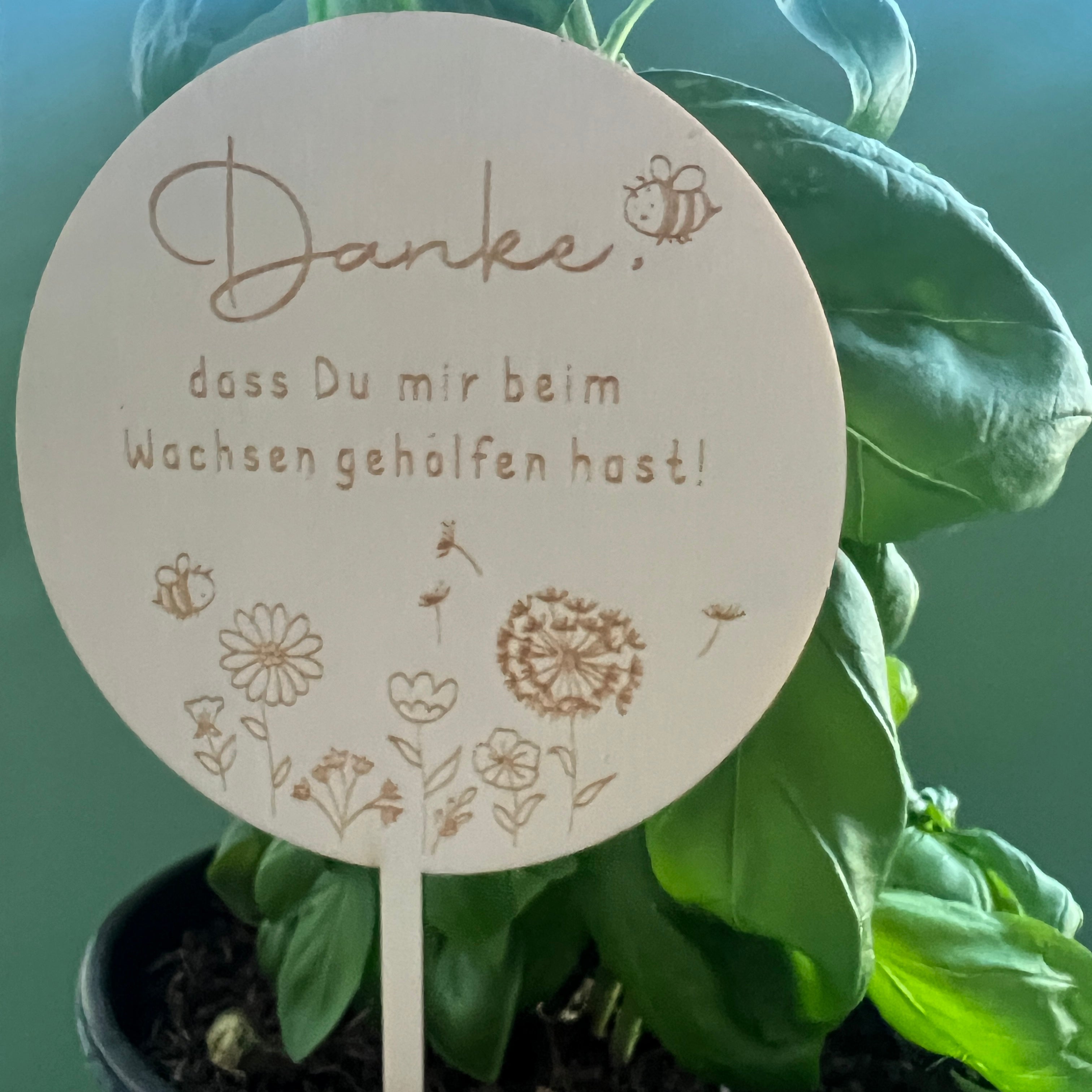 Blumenstecker "Abschied Erzieher*innen"