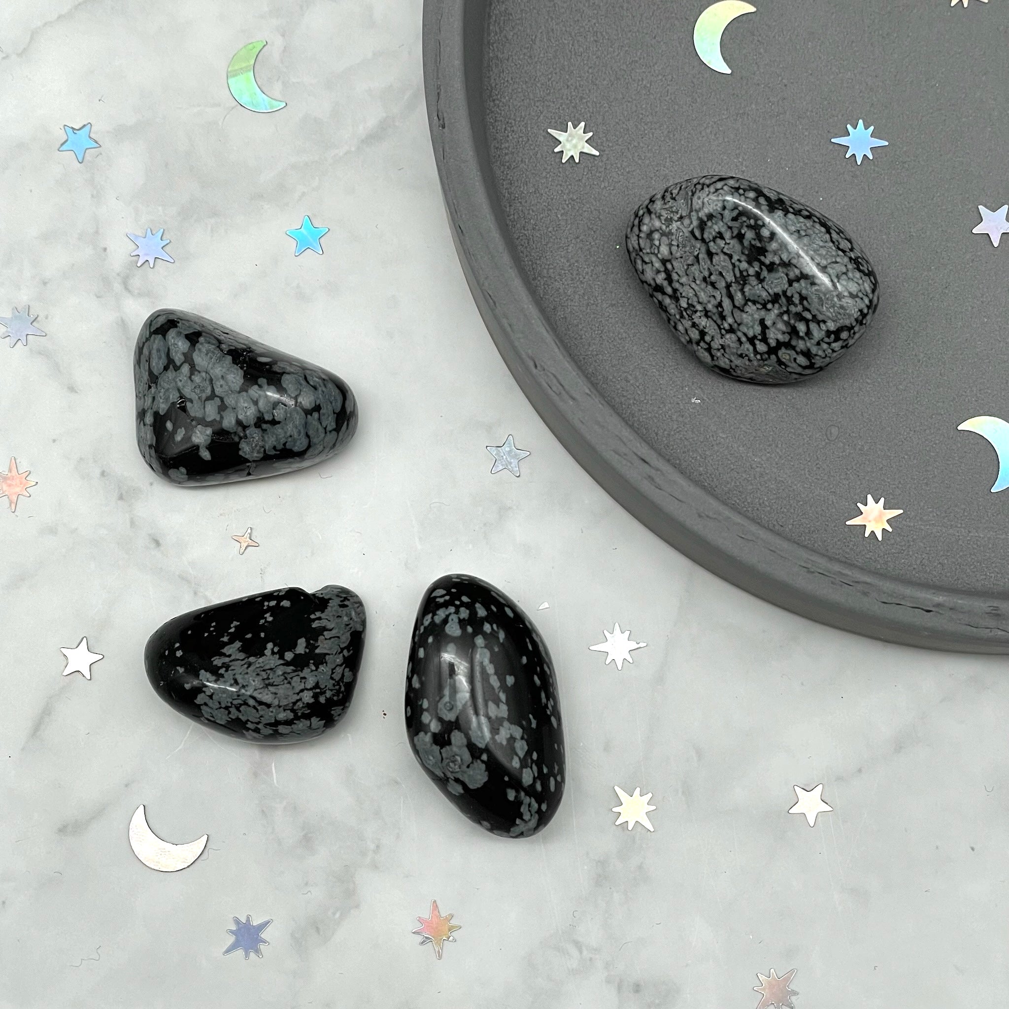Schneeflocken Obsidian
