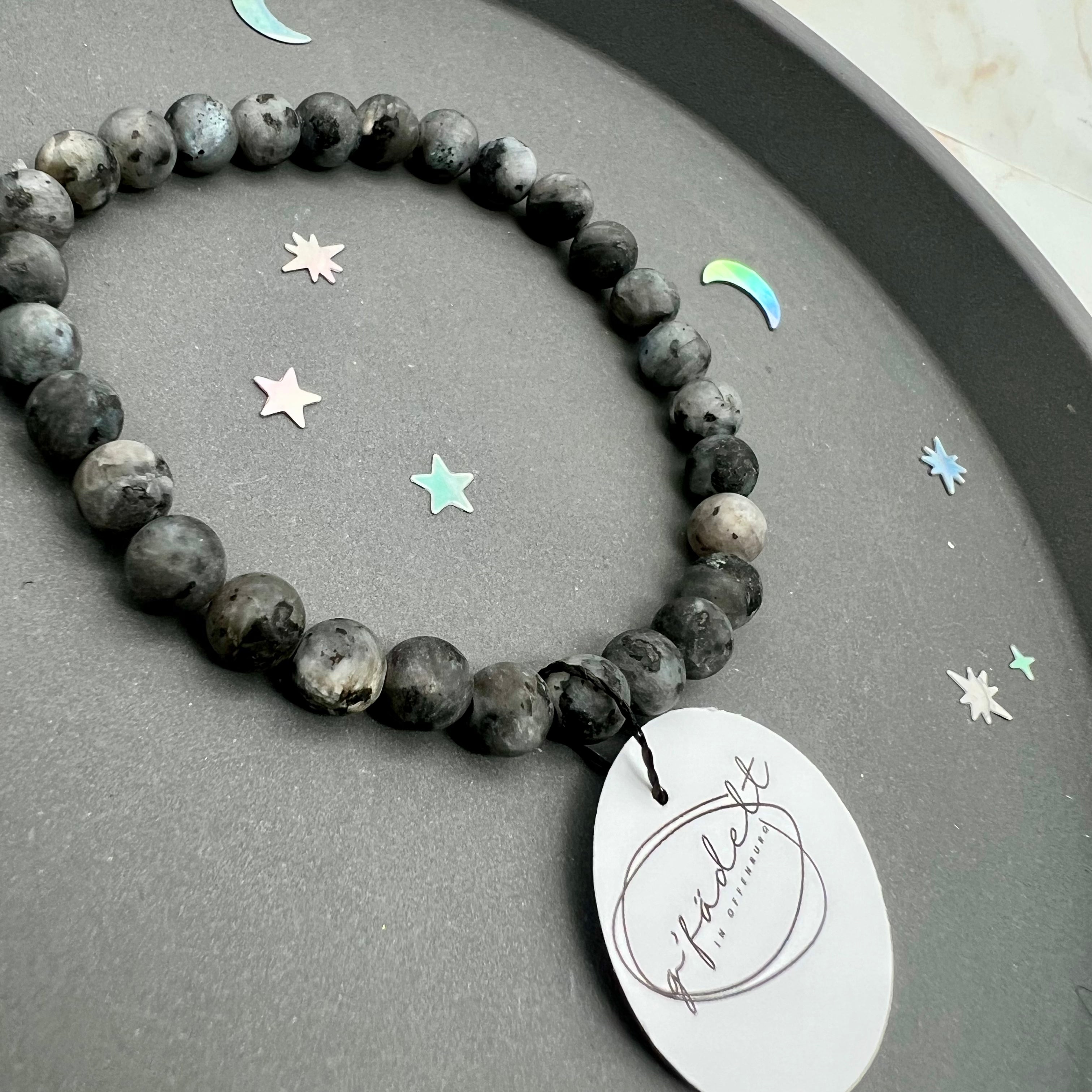 Edelsteinarmband Labradorit (matt)