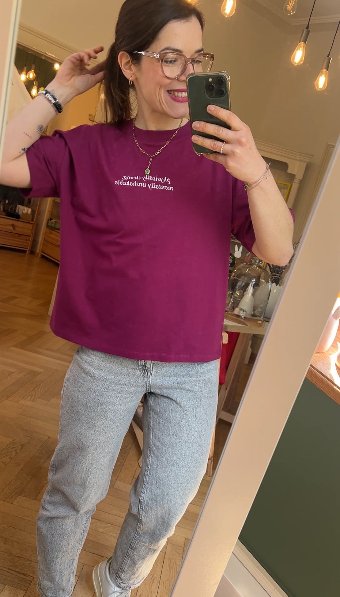 Shirt Strong Girls Club Cherry
