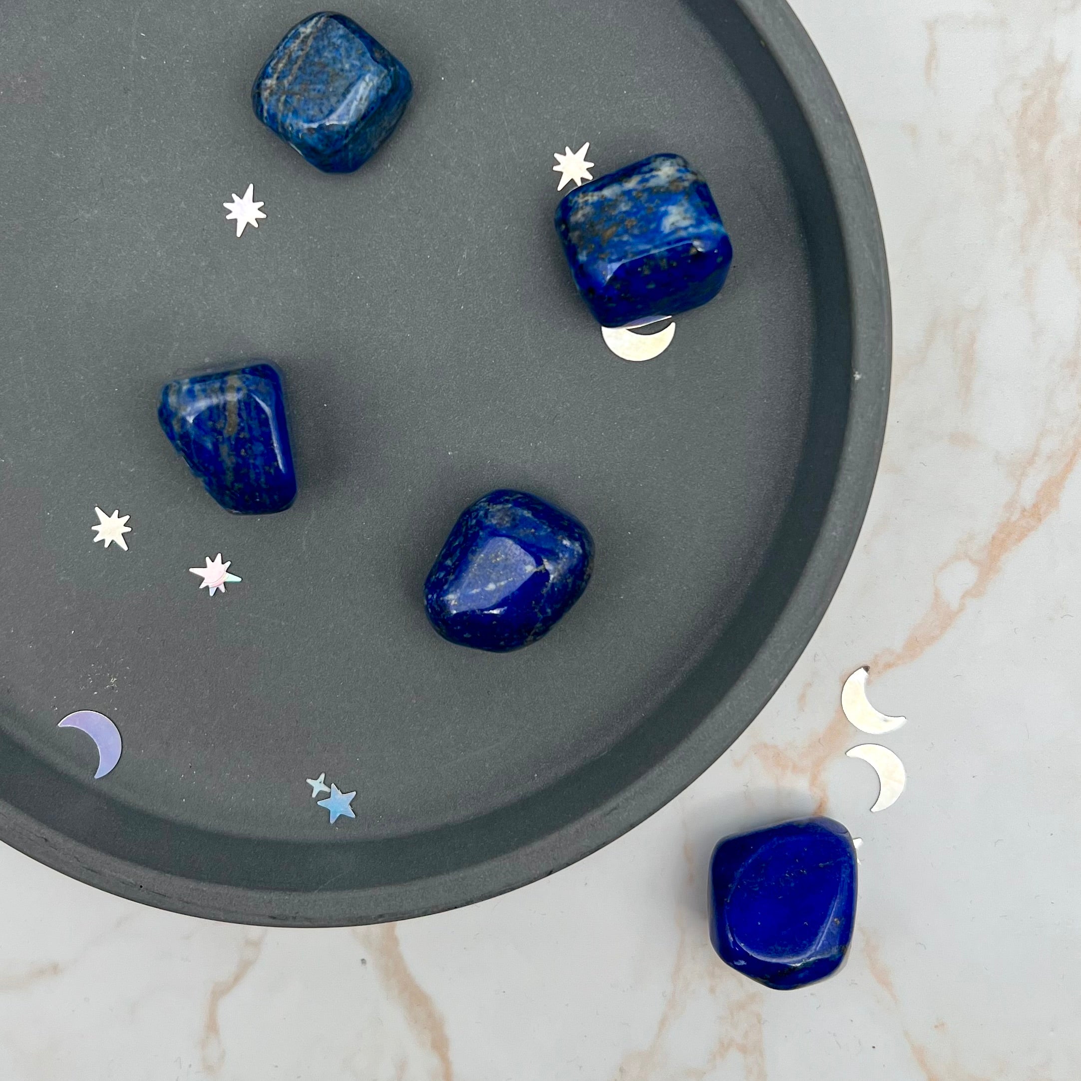 Lapislazuli, Trommelstein