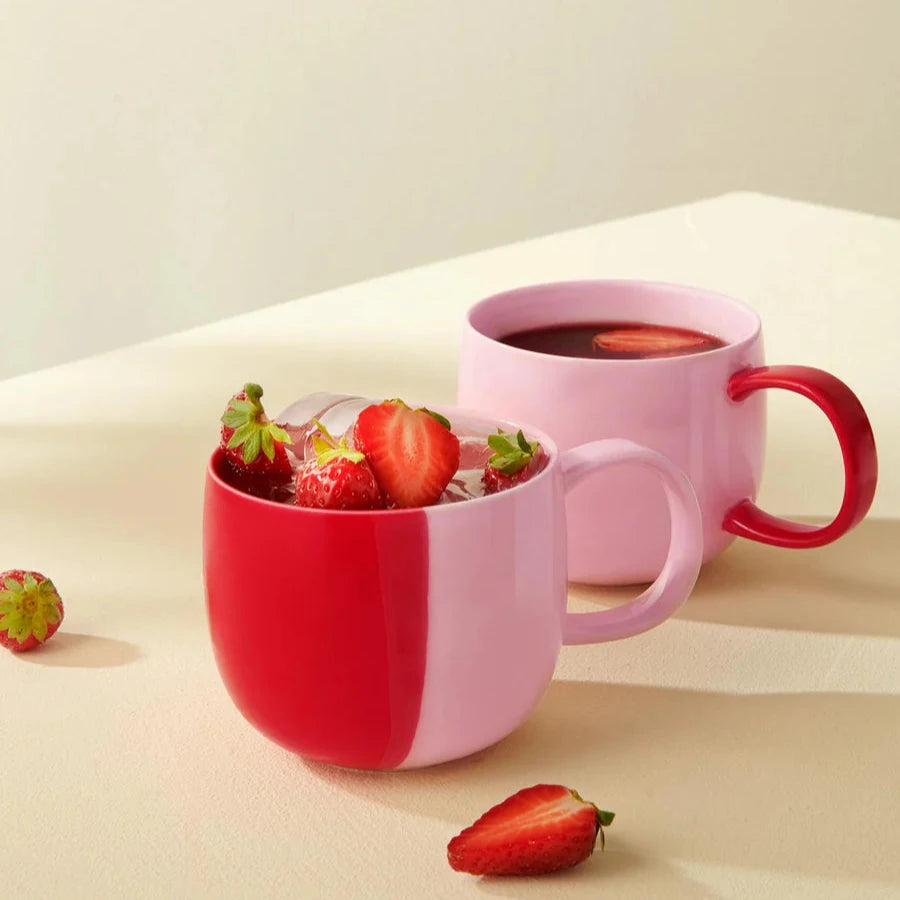 Henkelbecher, strawberry smoothie
