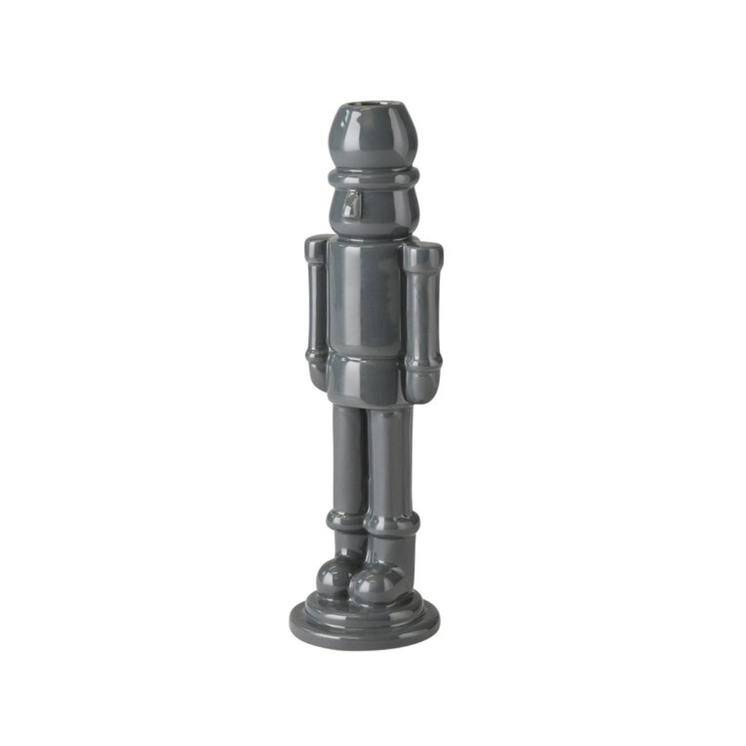 Kerzenhalter, Nussknacker grau, L