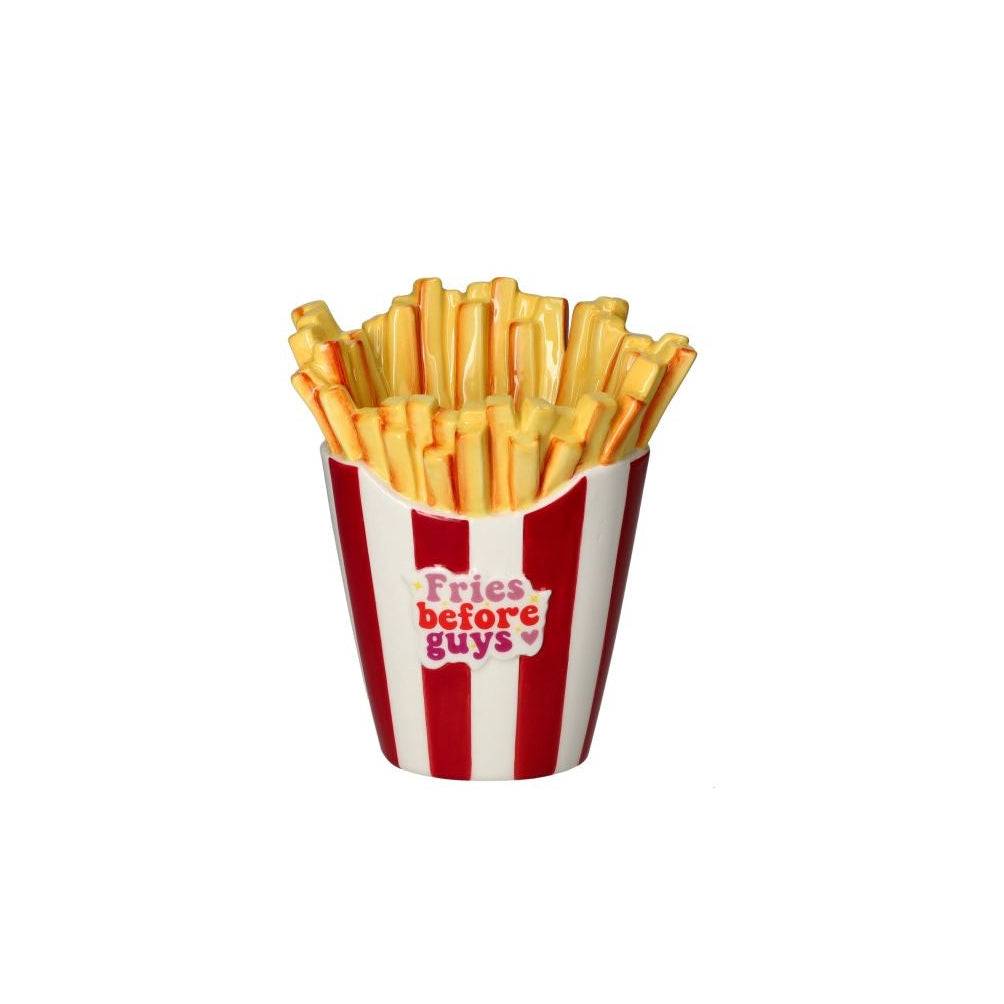 Vase "Fries before Guys"