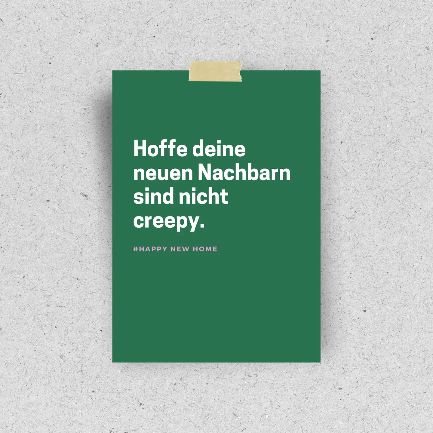 Postkarte "Neues Zuhause."