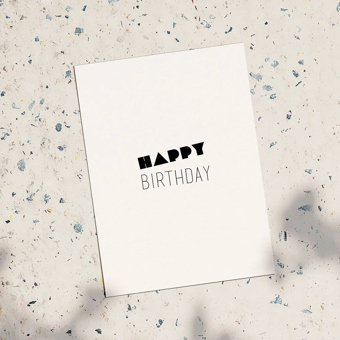 Postkarte "happy birthday"