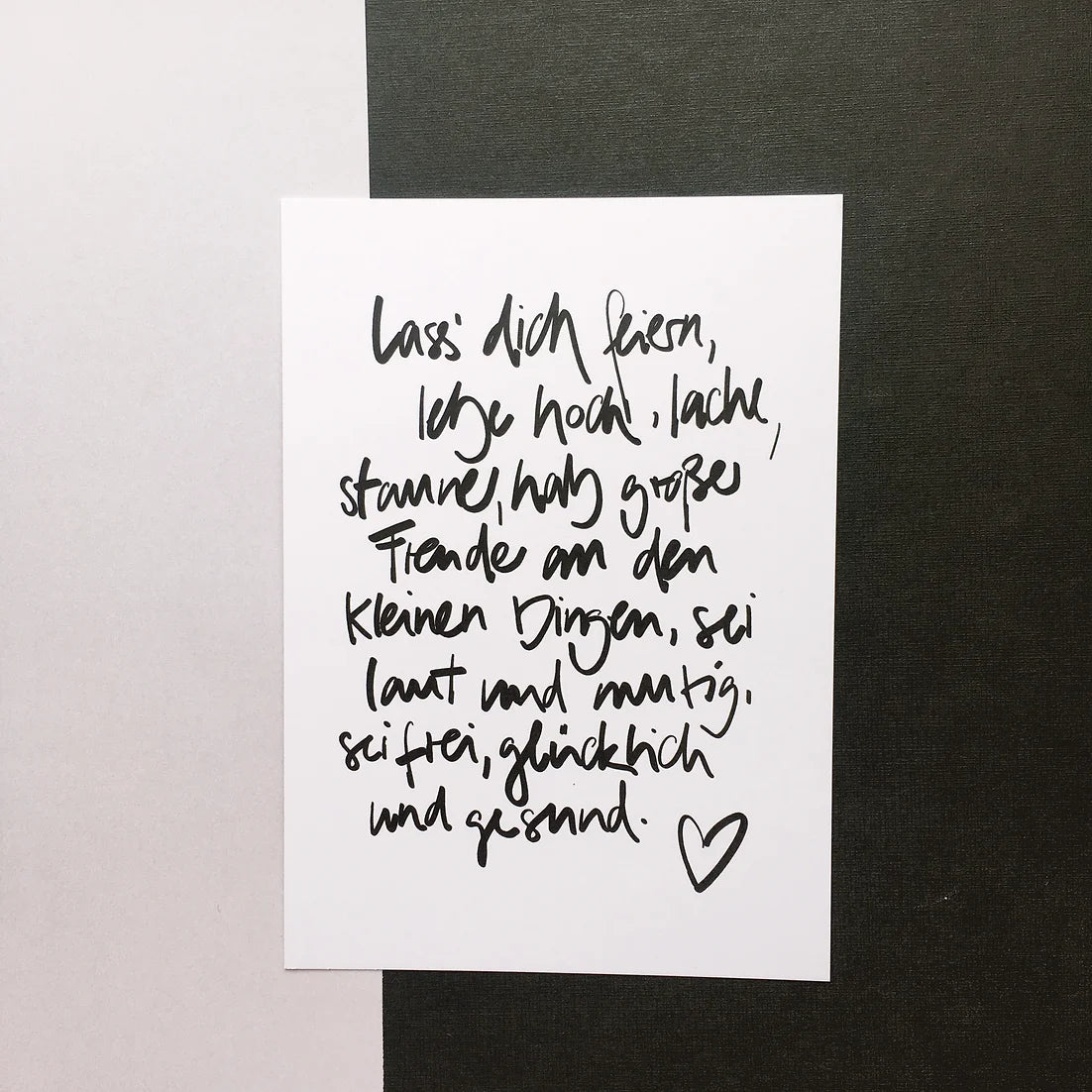 Postkarte "lass' dich feiern"
