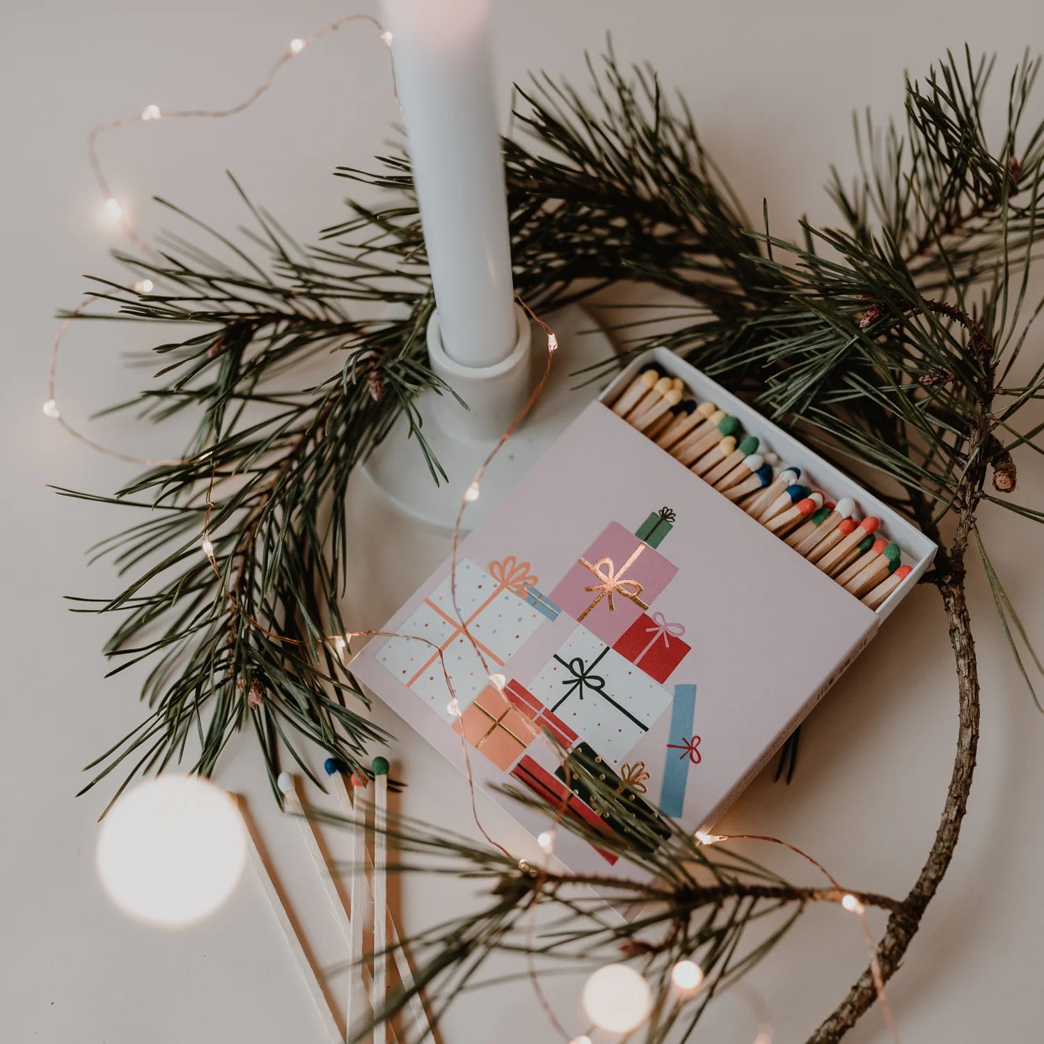 Streichhölzer Merry Christmas